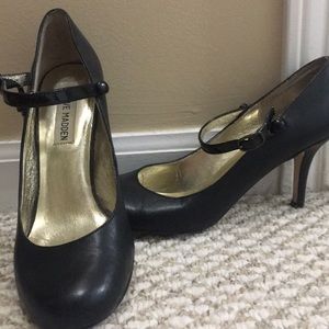 Black Steve Madden Mary Jane Heels